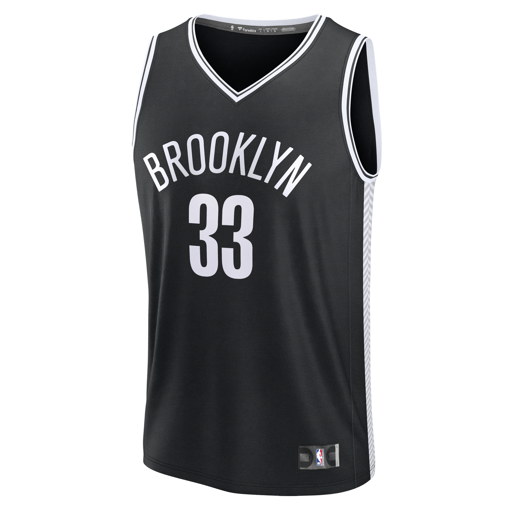 Men's Brooklyn Nets Nic Claxton Fanatics Black Fast Break Replica Jersey - Icon Edition