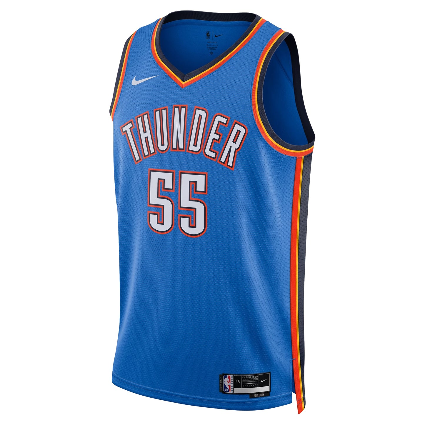 Unisex Oklahoma City Thunder Isaiah Hartenstein Nike Blue Swingman Jersey - Icon Edition