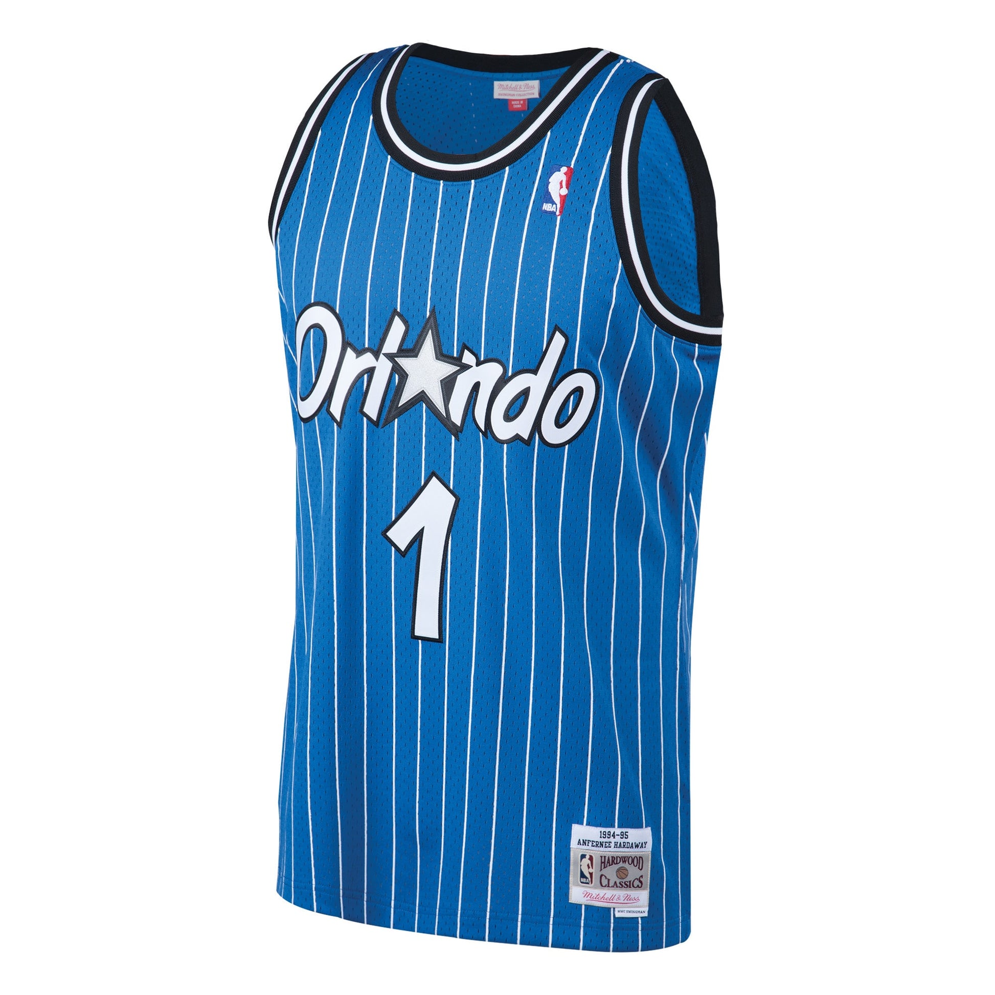 Men's Orlando Magic Penny Hardaway Mitchell & Ness Blue 1994/95 Hardwood Classics Swingman Jersey