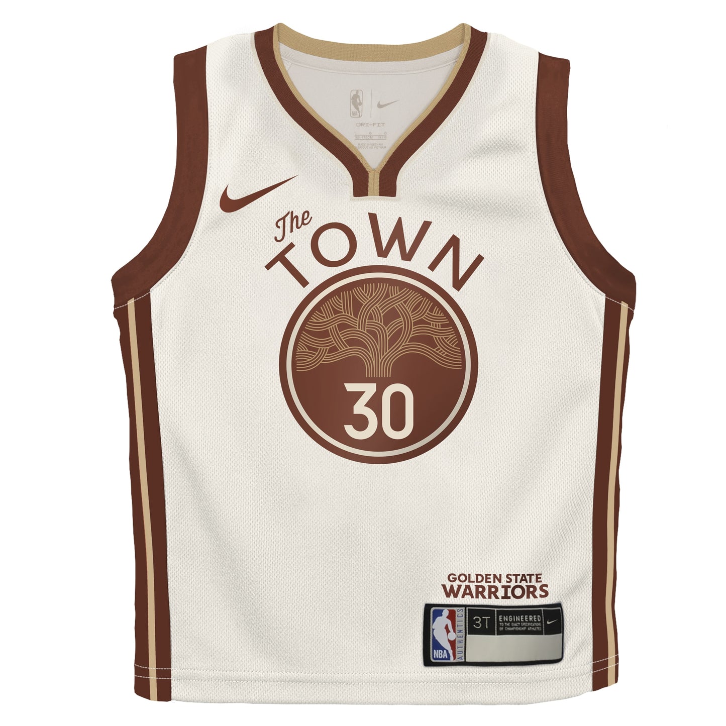Infant Golden State Warriors Stephen Curry Nike Tan 2025/26 City Edition Swingman Jersey