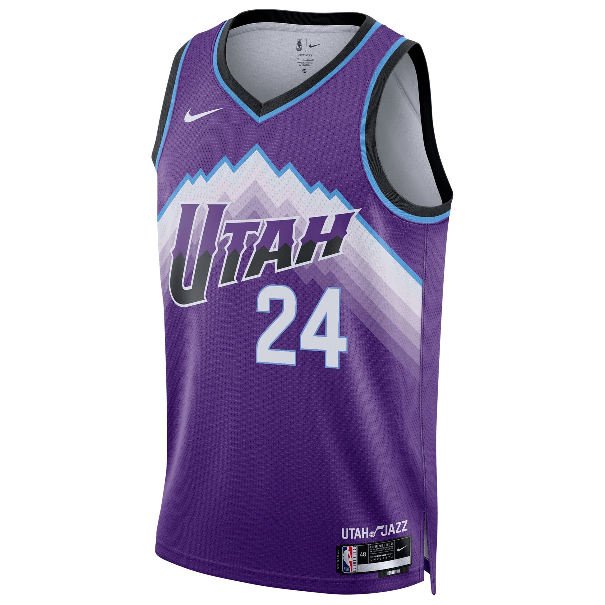 Unisex Utah Jazz Walker Kessler Nike Purple Swingman Jersey - Icon Edition