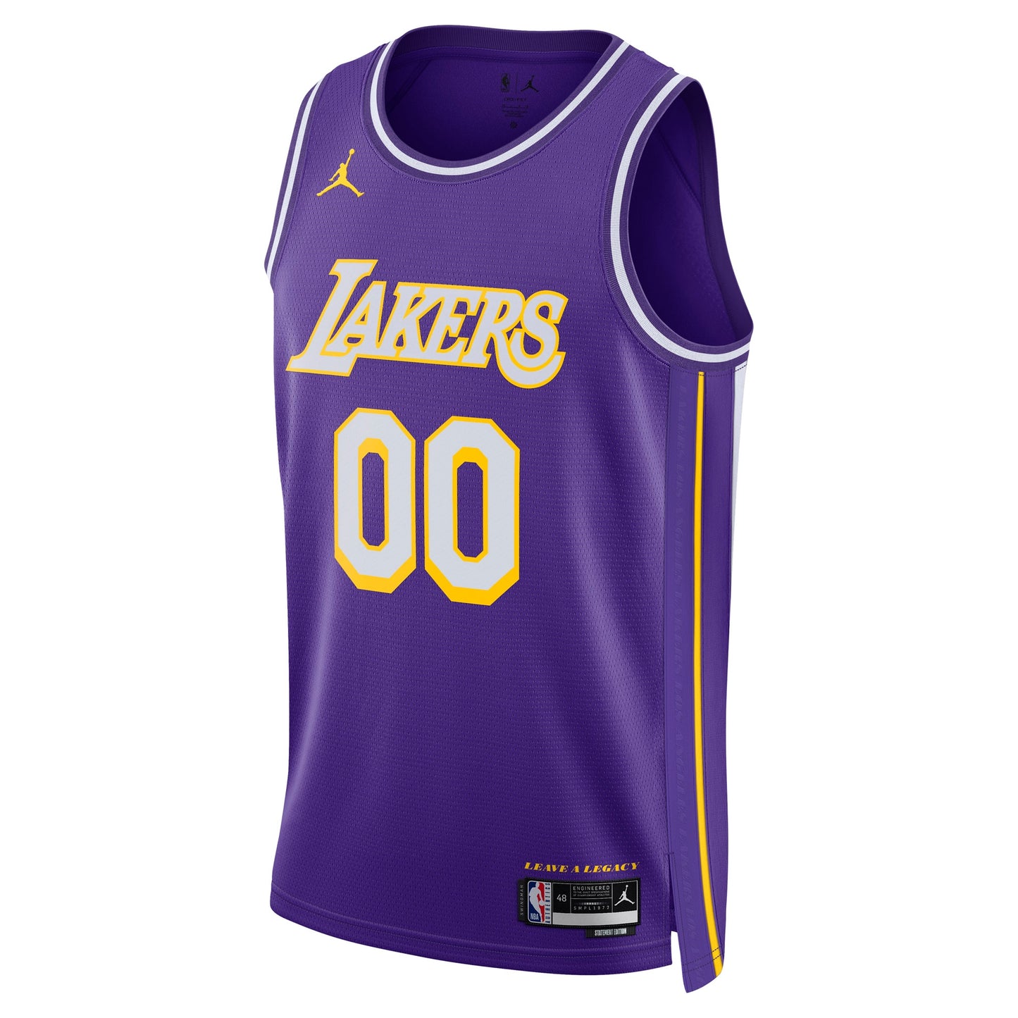 Unisex Los Angeles Lakers Jordan Brand Purple Swingman Custom Jersey - Statement Edition