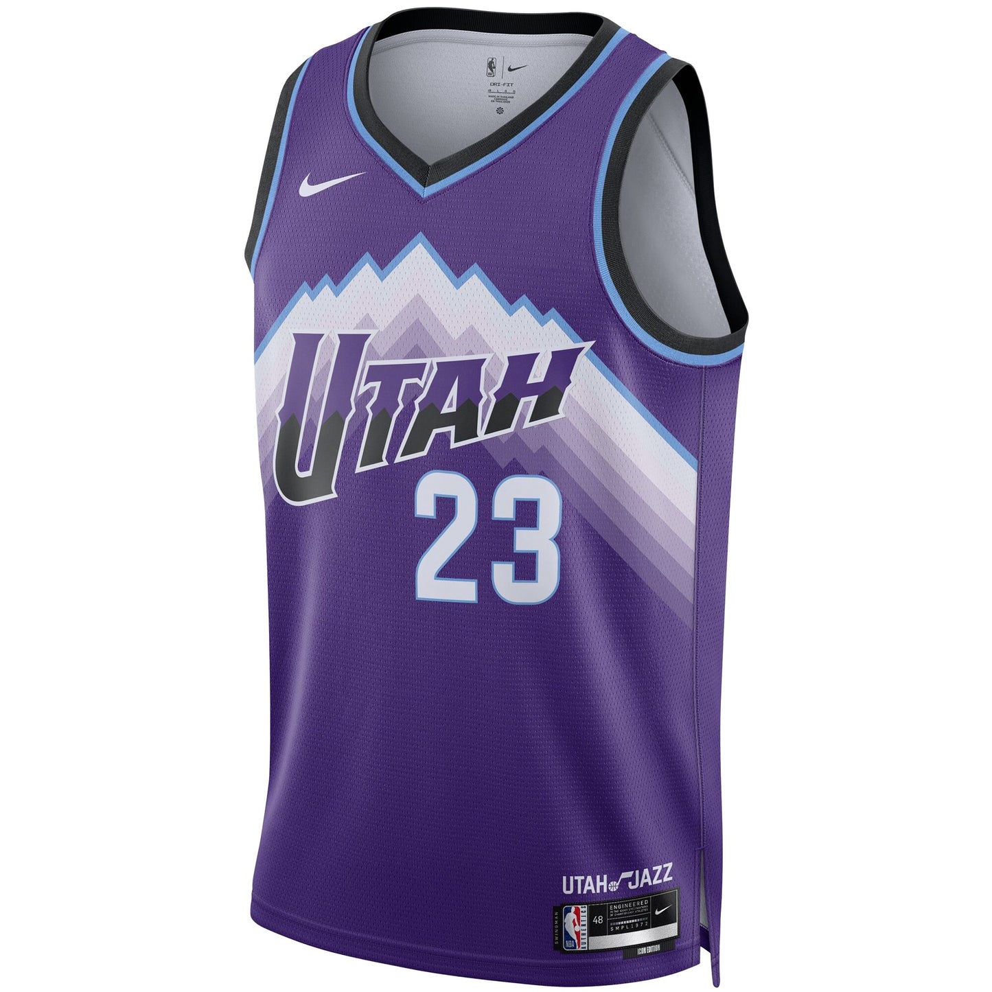 Unisex Utah Jazz Lauri Markkanen Nike Purple Swingman Jersey - Icon Edition