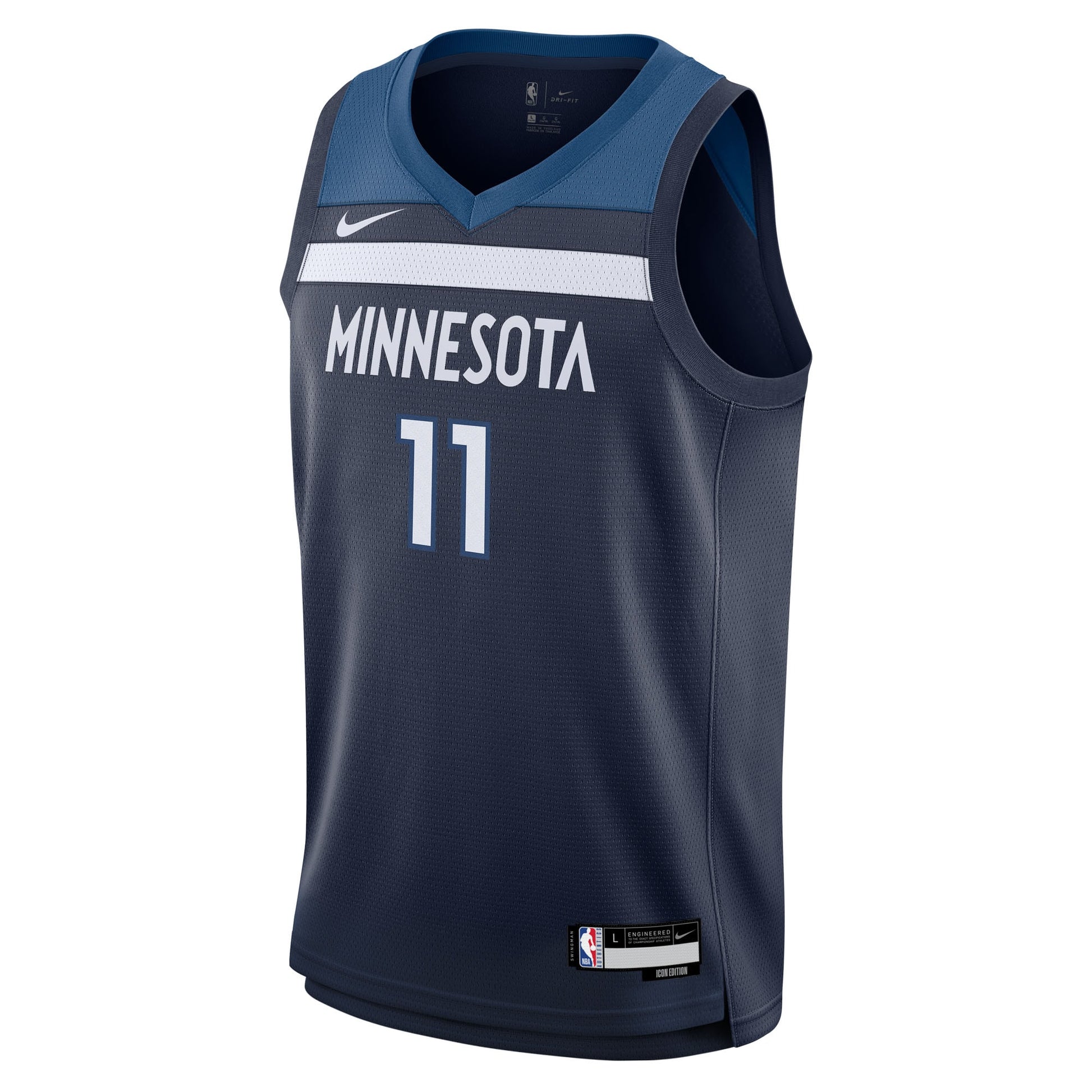 Youth Minnesota Timberwolves Naz Reid Nike Navy Swingman Jersey - Icon Edition