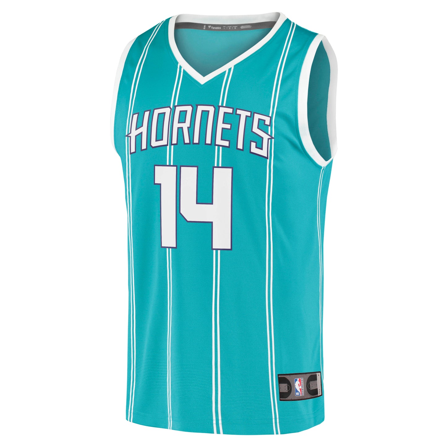 Men's Charlotte Hornets Nick Richards Fanatics Teal Fast Break Replica Jersey - Icon Edition
