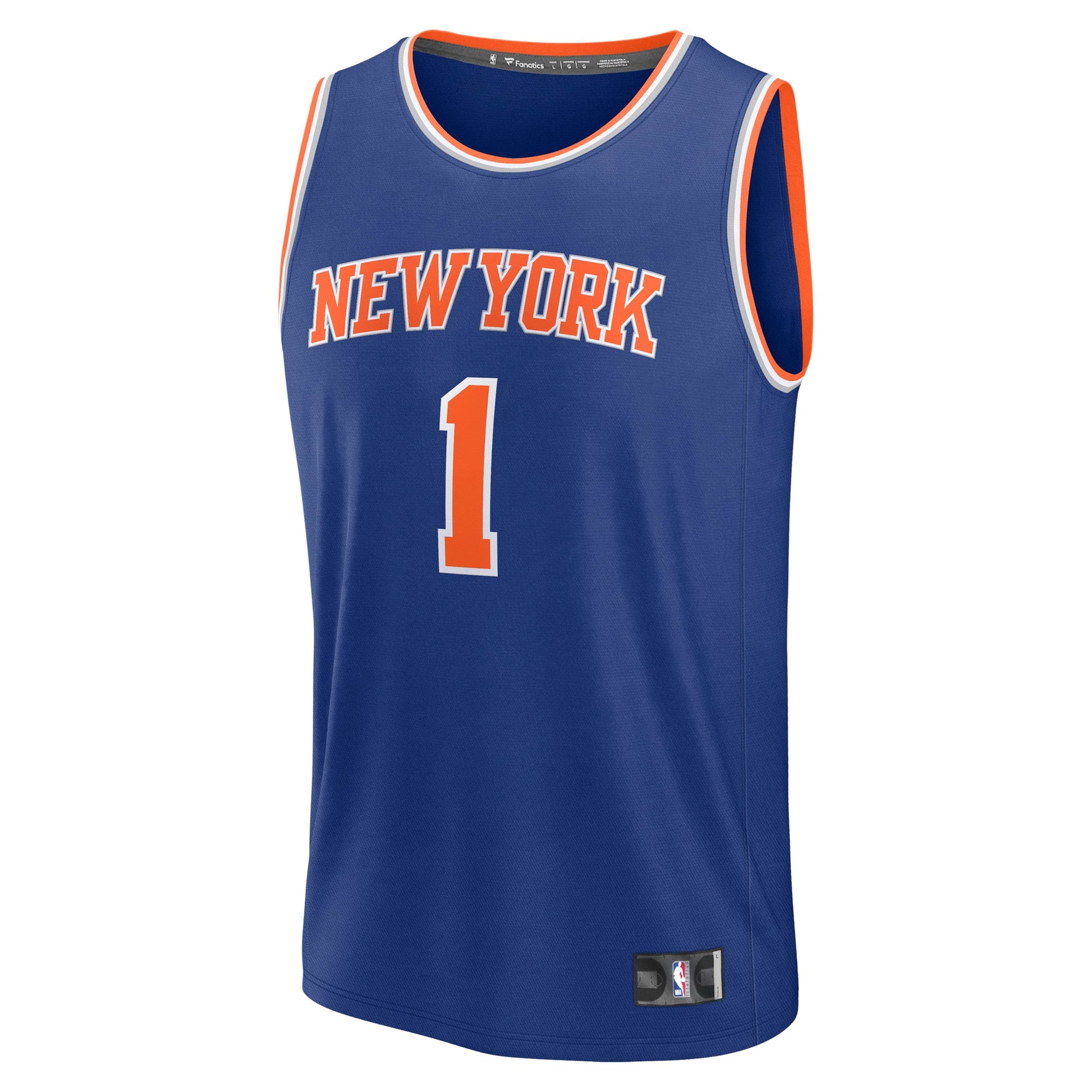 Men's New York Knicks Cameron Payne Fanatics Blue Fast Break Replica Player Jersey - Icon Edition
