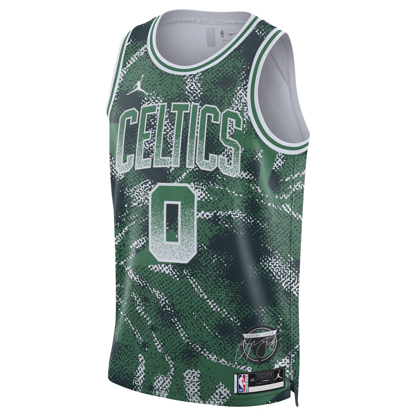 Unisex Boston Celtics Jayson Tatum Nike Green 2025 Select Series Swingman Player Jersey
