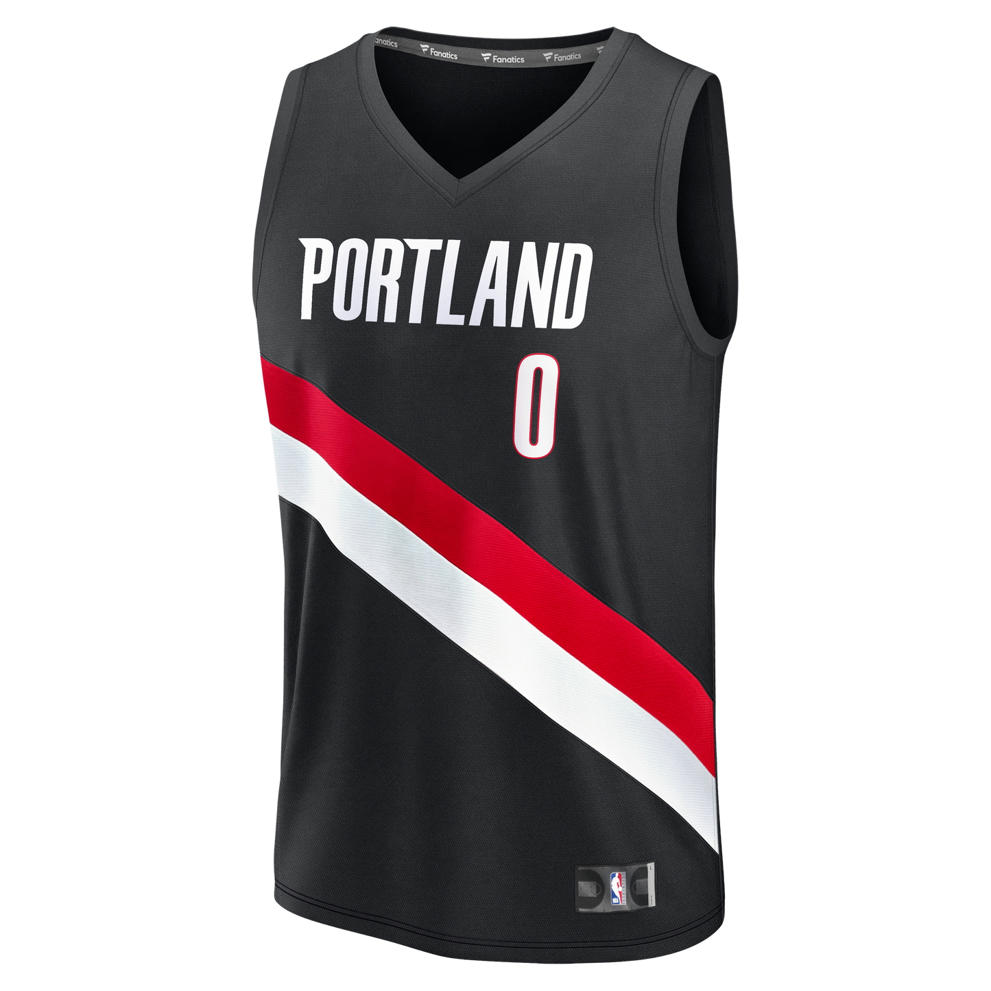 Youth Portland Trail Blazers Damian Lillard Fanatics Black Fast Break Replica Jersey - Icon Edition