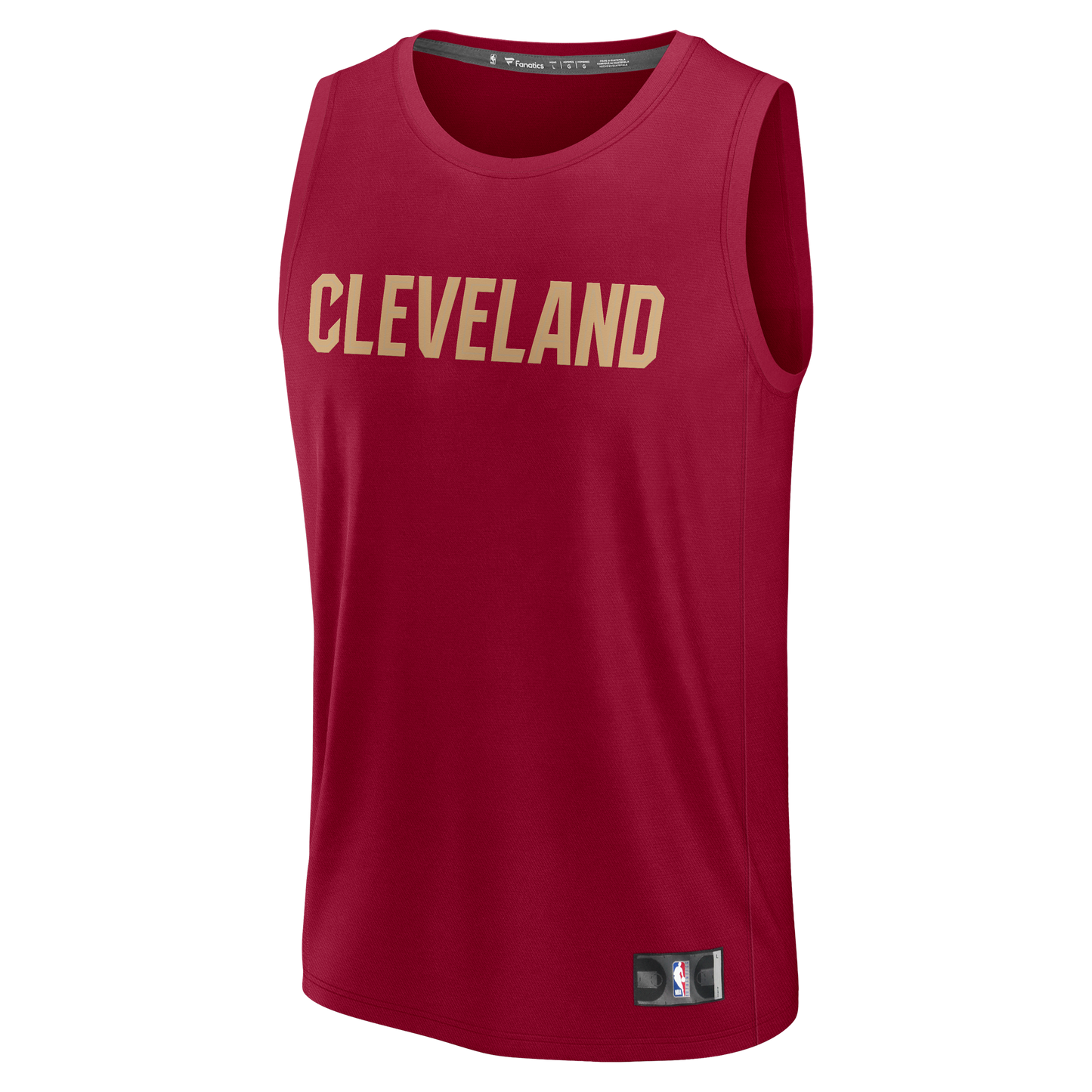 Men's Cleveland Cavaliers James Harden Fanatics Wine Fast Break Replica Jersey - Icon Edition
