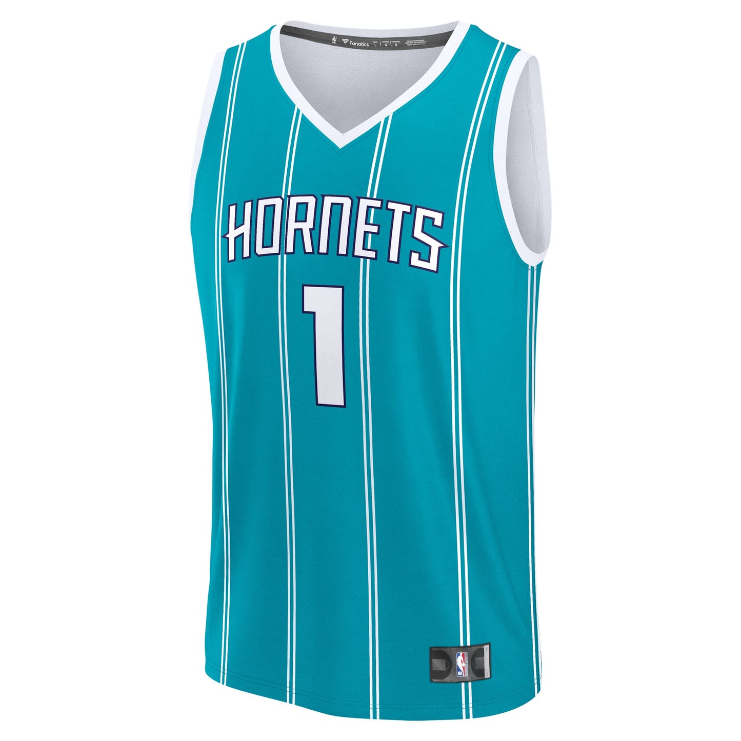Men's Charlotte Hornets LaMelo Ball Fanatics Teal Fast Break Replica Player Jersey - Icon Edition