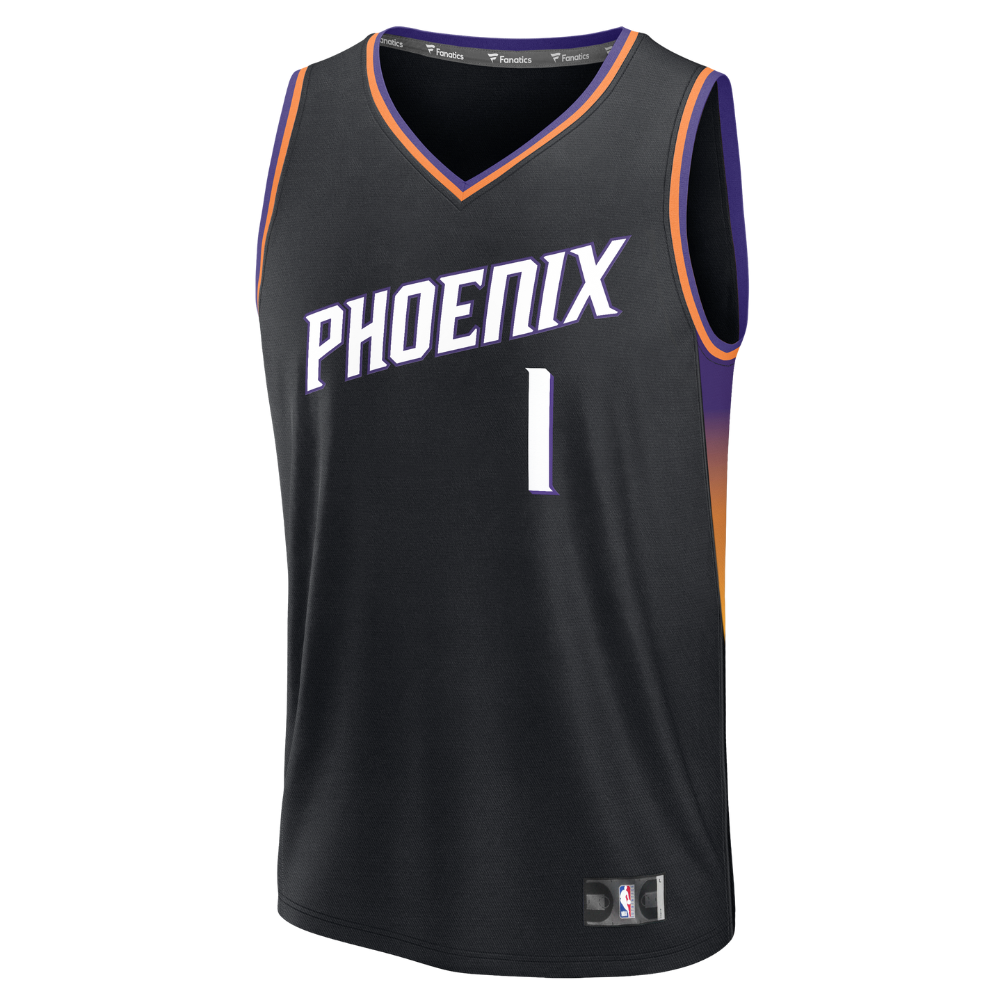 Youth Phoenix Suns Devin Booker Fanatics Black Fast Break Jersey - Statement Edition