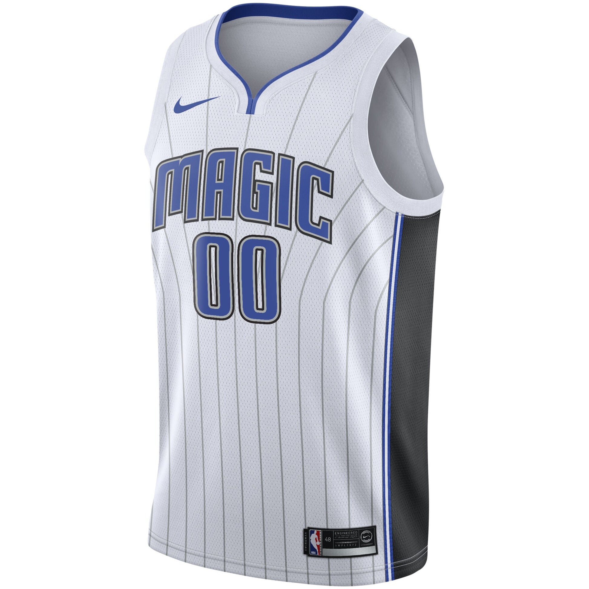 Men's Orlando Magic Nike White 2020/21 Swingman Custom Jersey - Association Edition