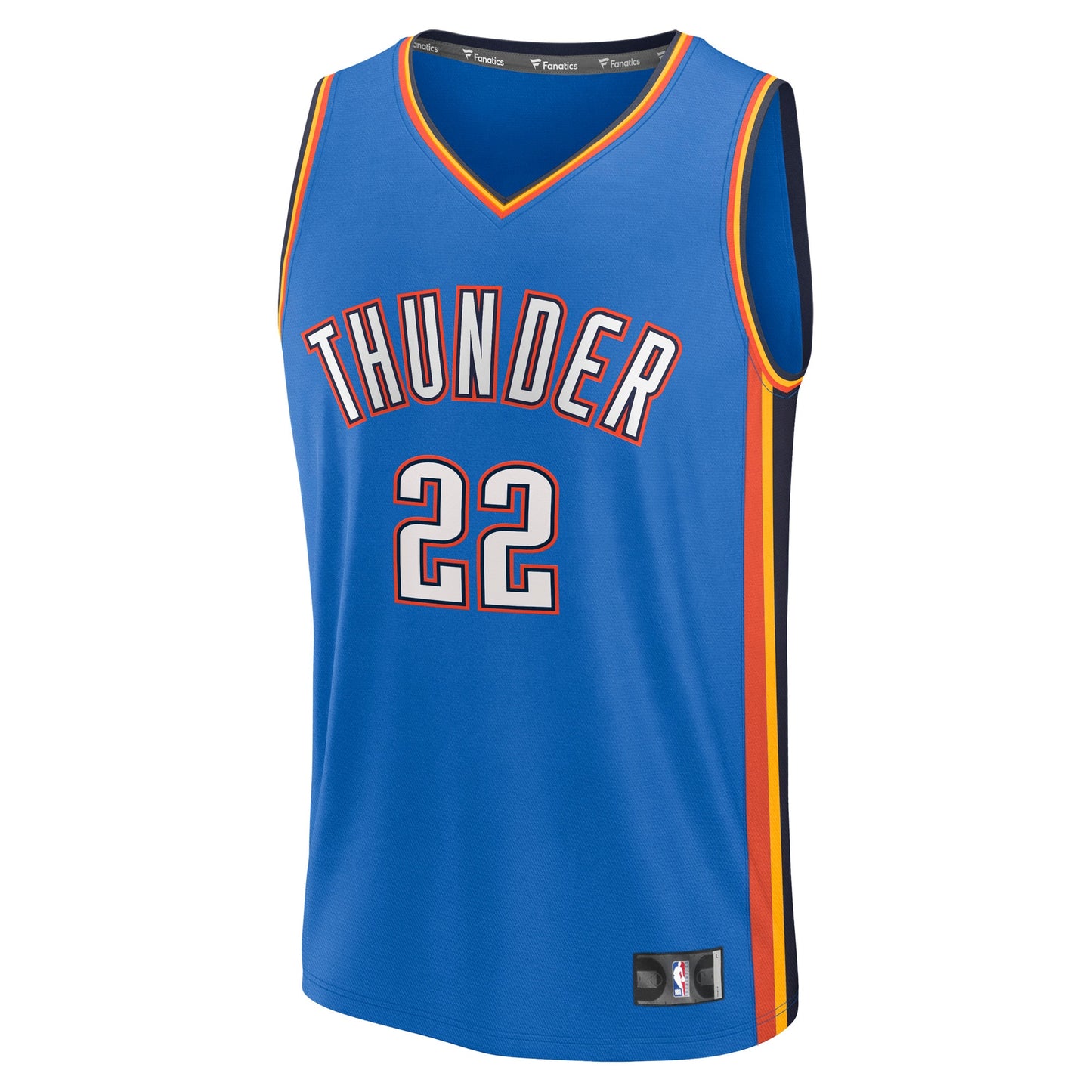 Men's Oklahoma City Thunder Cason Wallace Fanatics Blue Fast Break Replica Player Jersey - Icon Edition