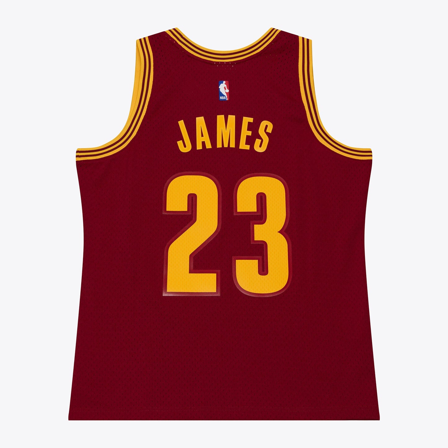 Men's Cleveland Cavaliers LeBron James Mitchell & Ness Wine 2015-16 Swingman Jersey