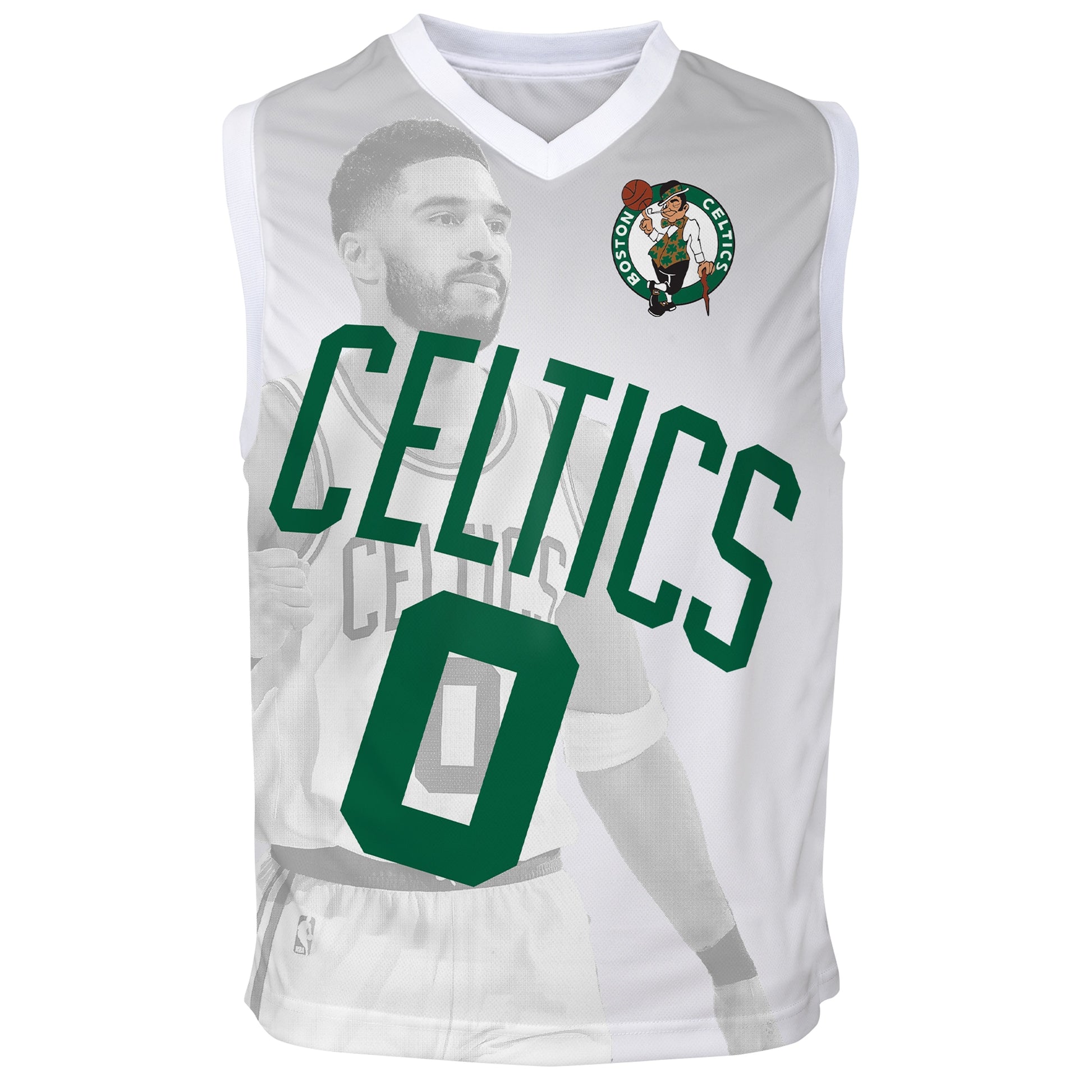 Youth Boston Celtics Jayson Tatum Outerstuff White Hometown Fashion Jersey