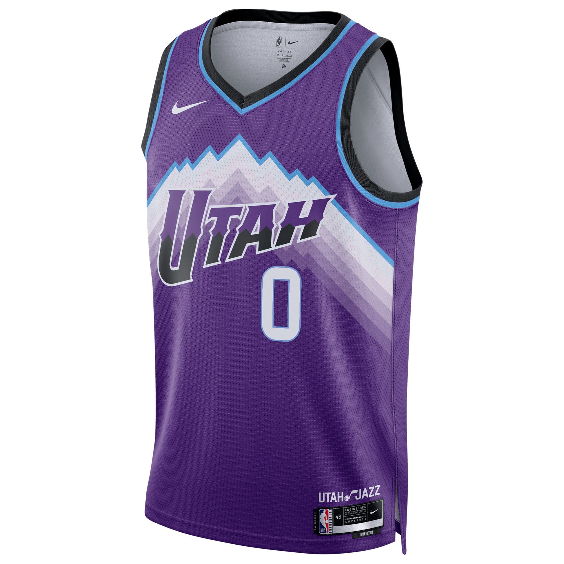 Unisex Utah Jazz Taylor Hendricks Nike Purple Swingman Jersey - Icon Edition