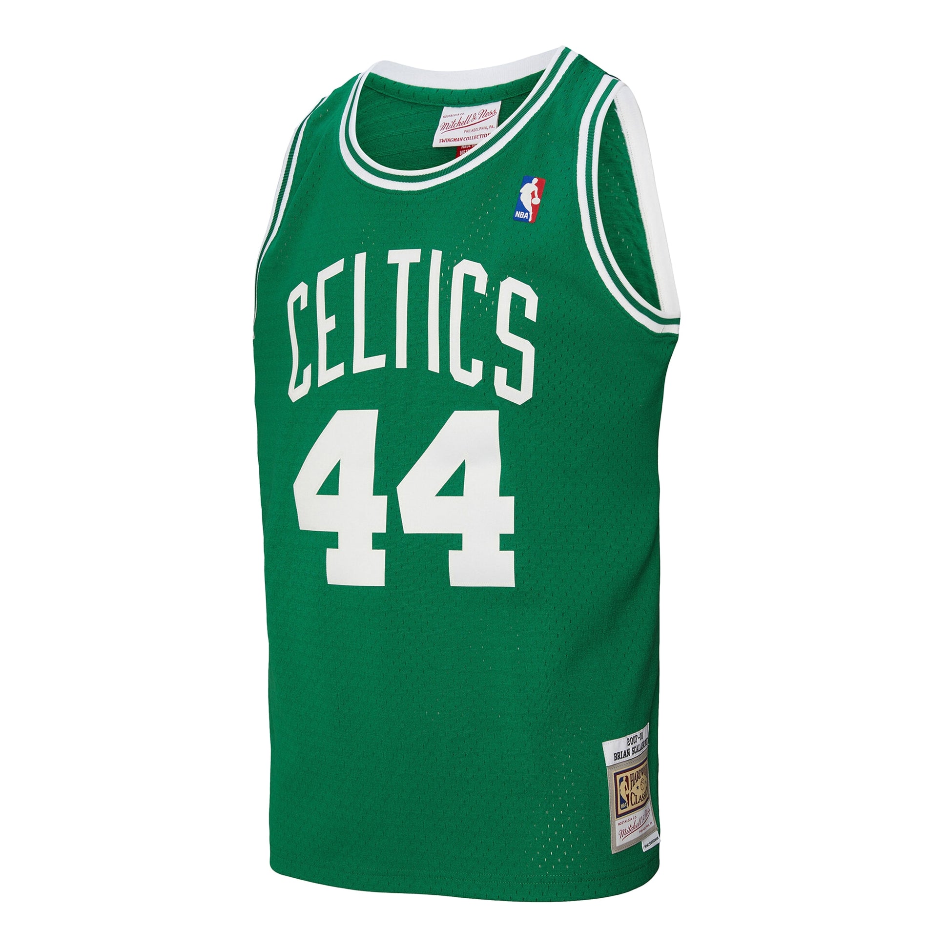 Men's Boston Celtics Brian Scalabrine Mitchell & Ness Kelly Green 2007/08 Hardwood Classics Swingman Jersey