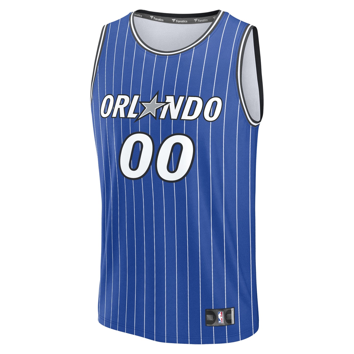 Men's Orlando Magic Fanatics Blue Fast Break Replica Custom Jersey - Icon Edition