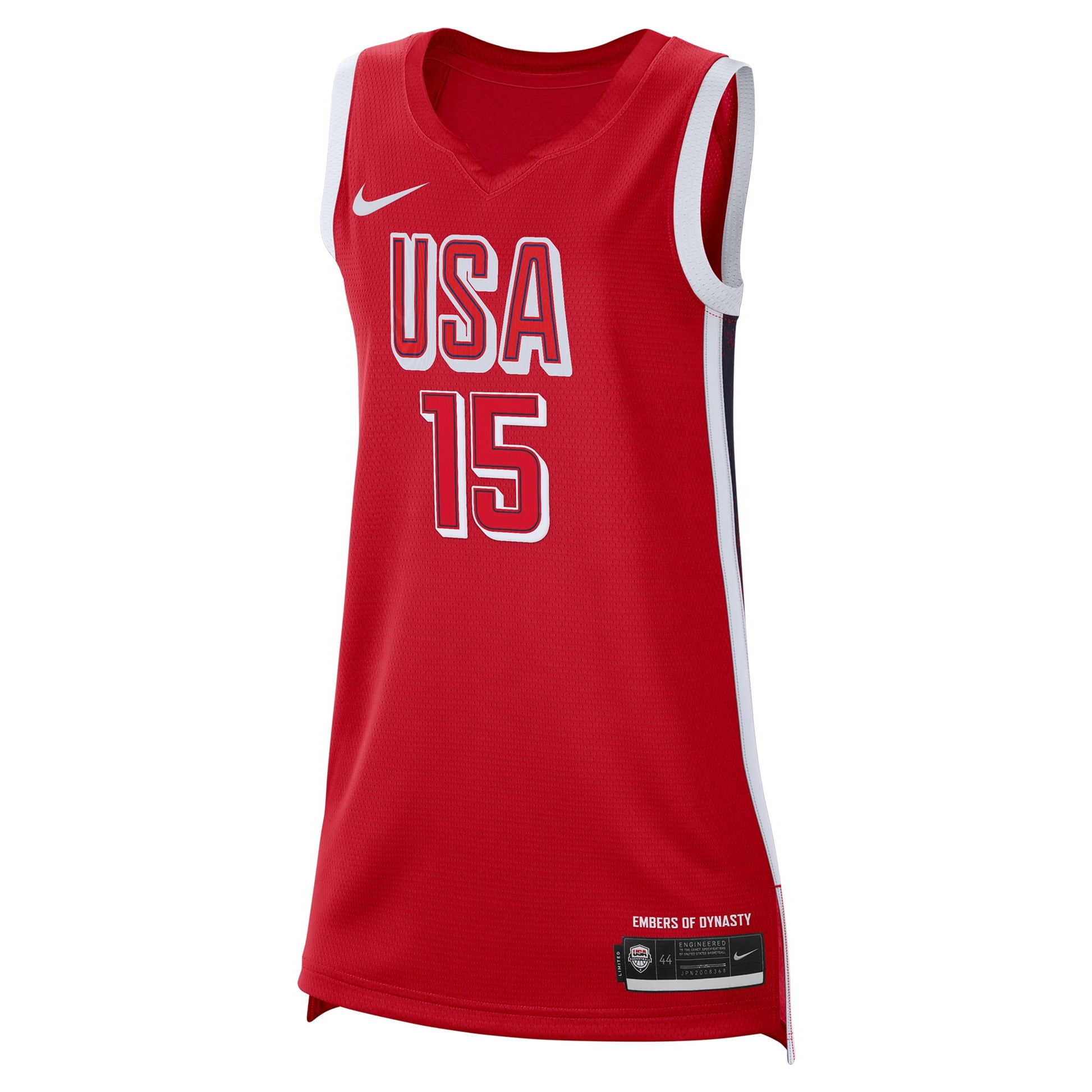 Unisex Women's USA Basketball Brittney Griner Nike Red 2024 Swingman Player Jersey
