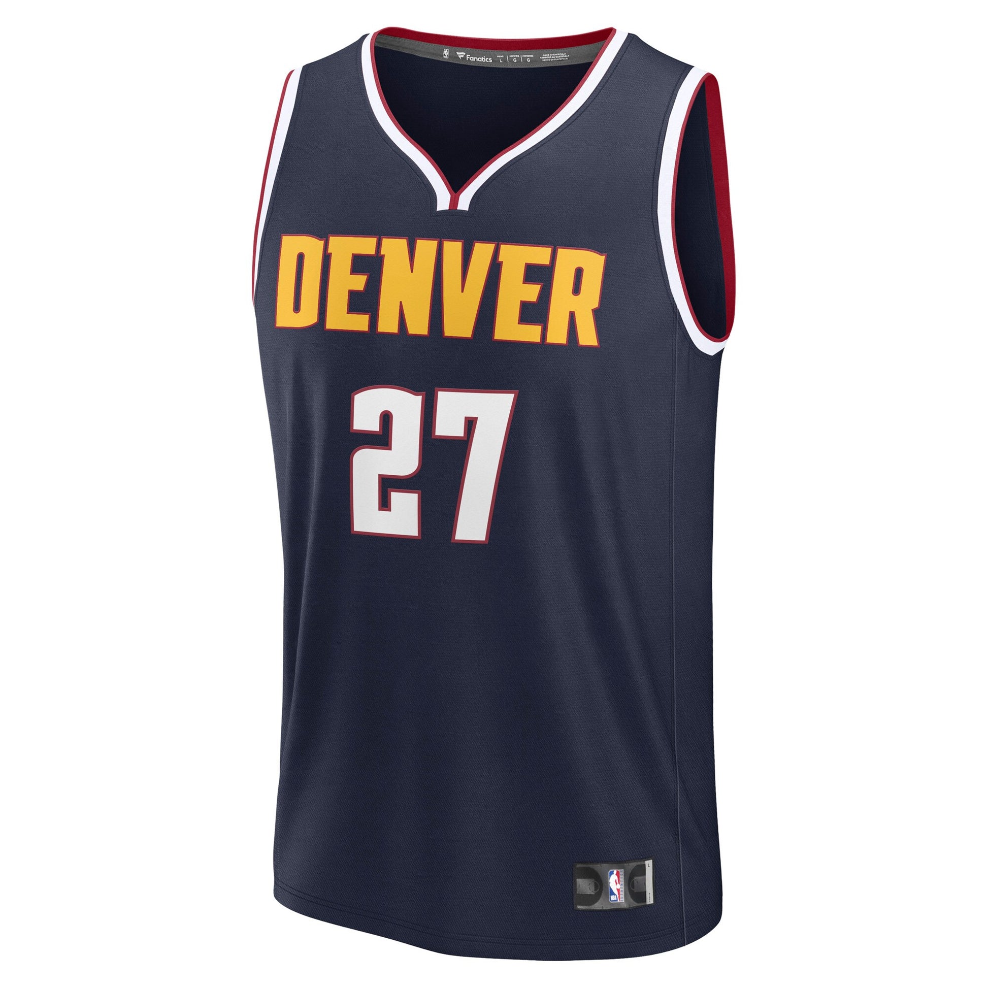 Men's Denver Nuggets Jamal Murray Fanatics Navy Fast Break Replica Player Jersey - Icon Edition