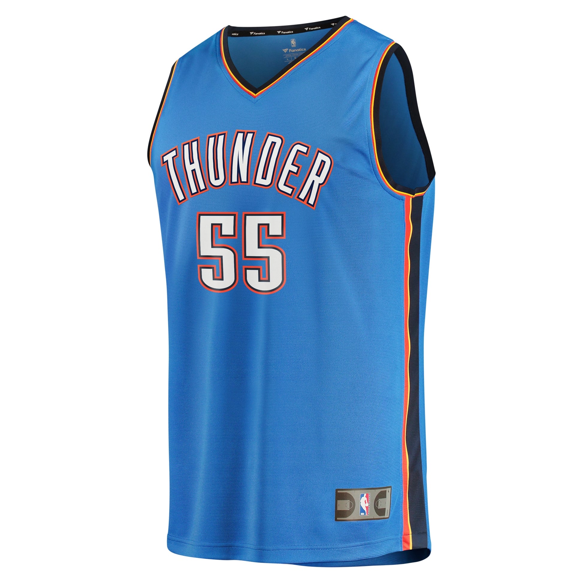 Youth Oklahoma City Thunder Isaiah Hartenstein Fanatics Blue Fast Break Replica Player Jersey - Icon Edition