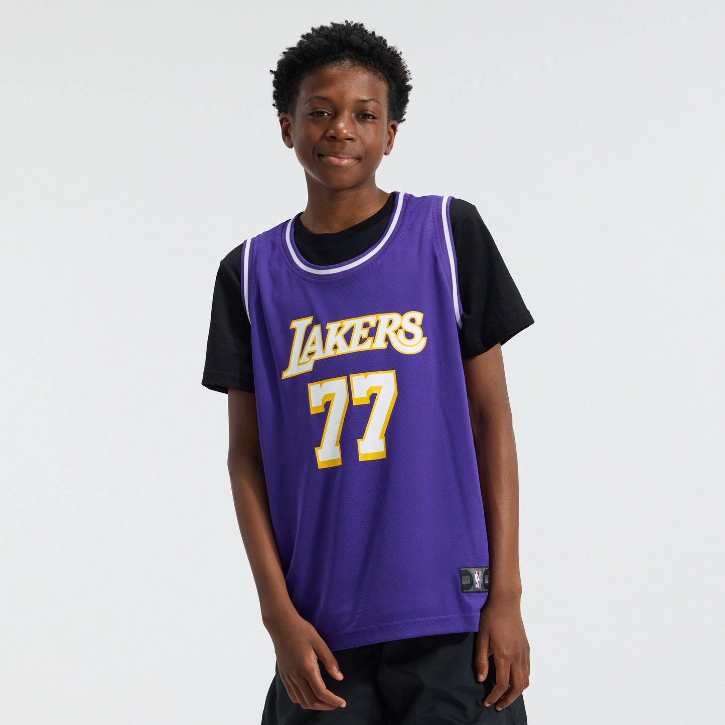 Youth Los Angeles Lakers Luka Dončić Fanatics Purple Fast Break Jersey - Statement Edition