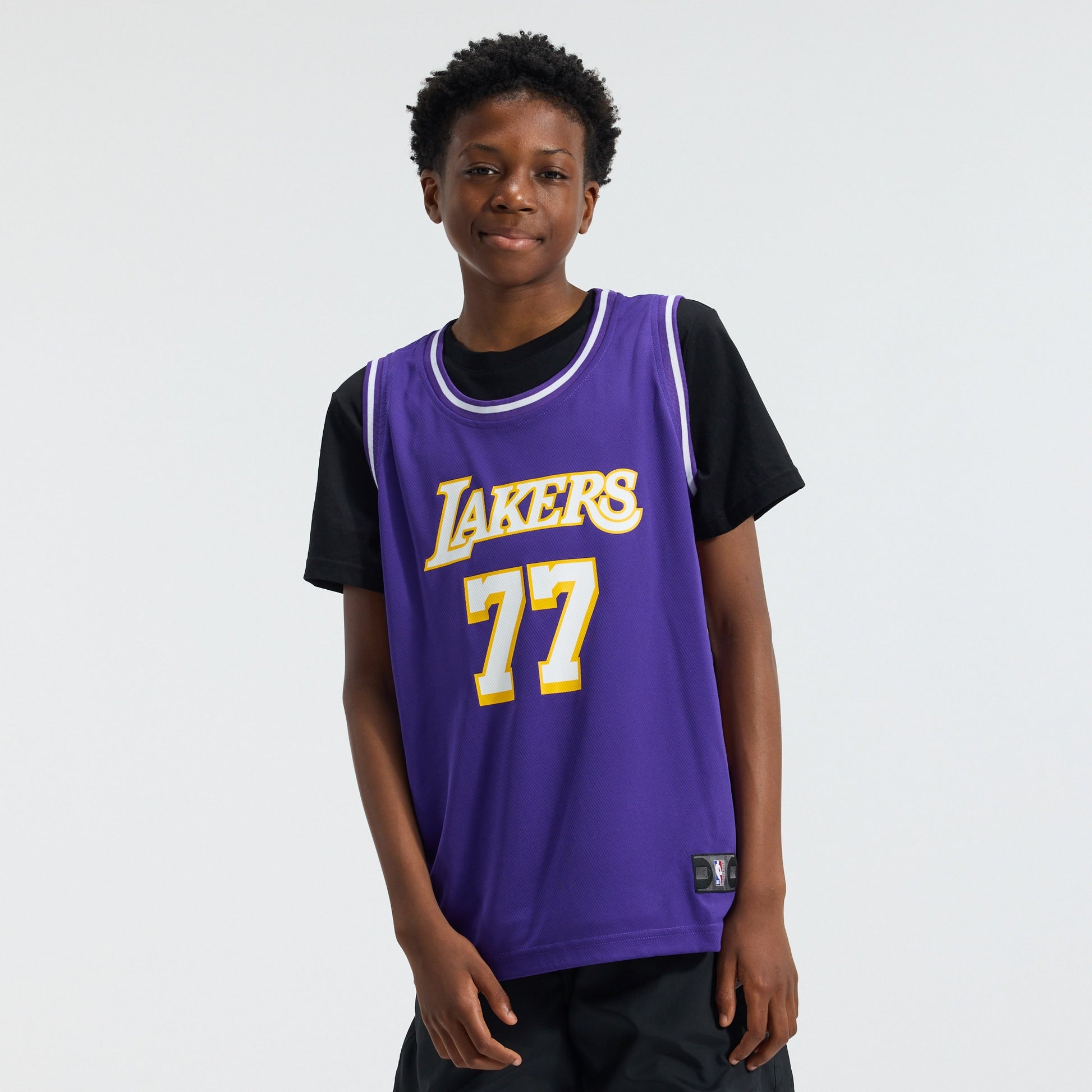 Youth Los Angeles Lakers Luka Dončić Fanatics Purple Fast Break Jersey - Statement Edition