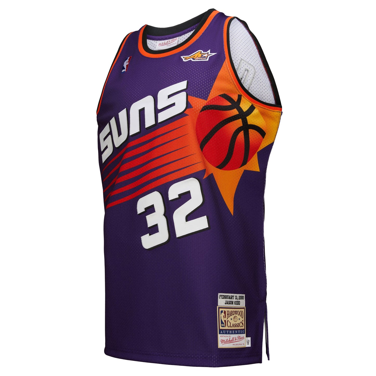 Men's Phoenix Suns Jason Kidd Mitchell & Ness Purple 2000 NBA All-Star Game Authentic Jersey