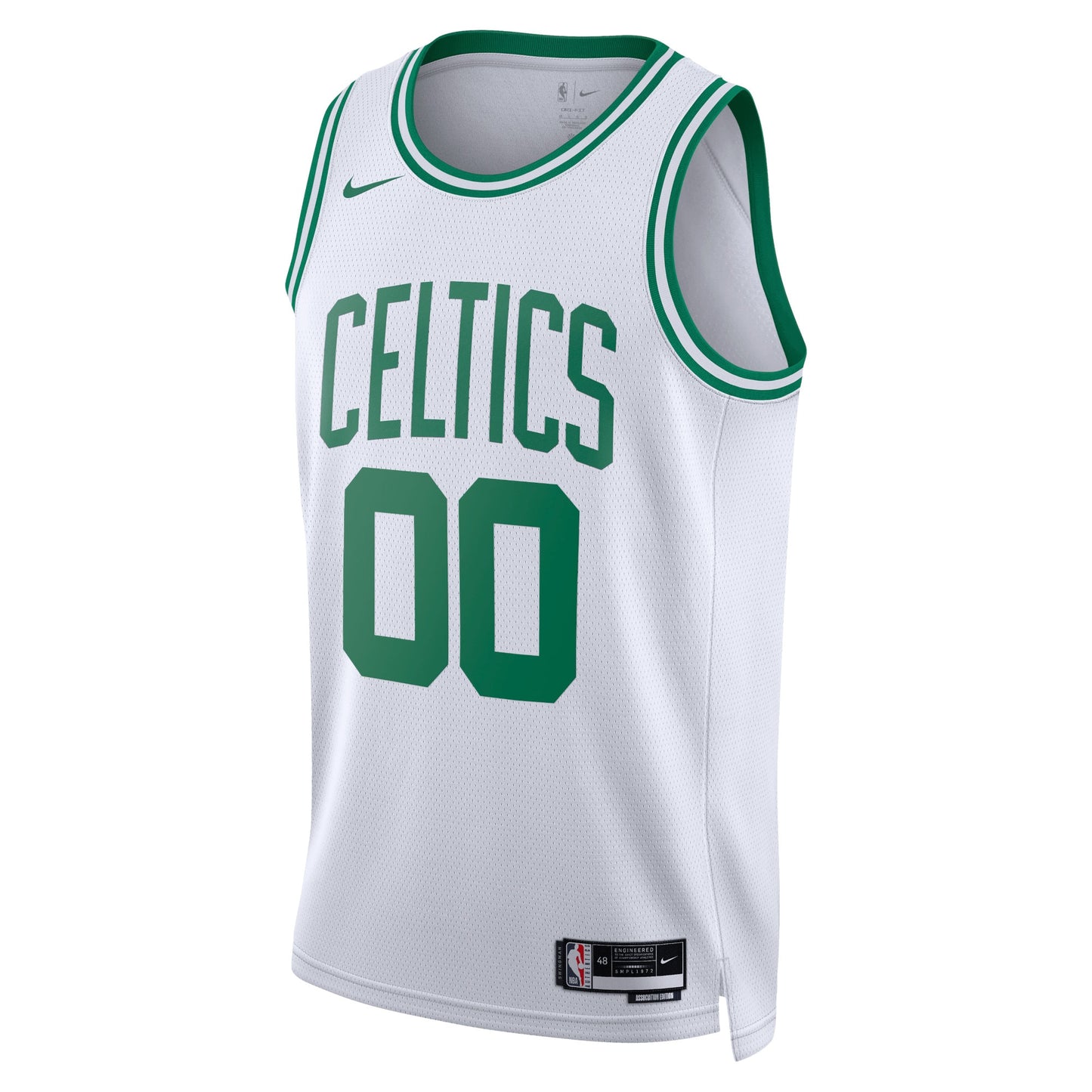 Unisex Boston Celtics Nike White Swingman Custom Jersey - Association Edition