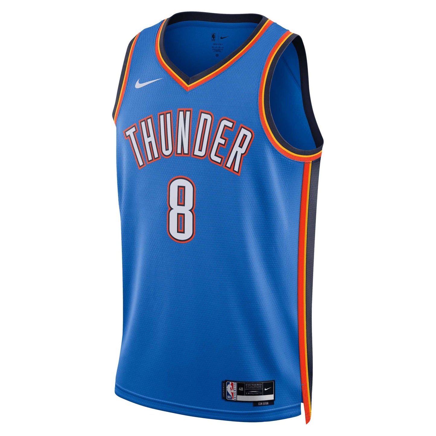 Unisex Oklahoma City Thunder Jalen Williams Nike Blue Swingman Jersey - Icon Edition