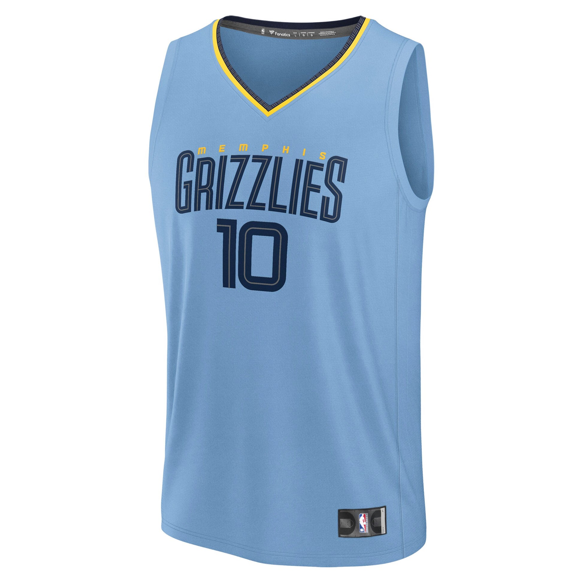 Men's Memphis Grizzlies Luke Kennard Fanatics Light Blue Fast Break Replica Player Jersey - Statement Edition