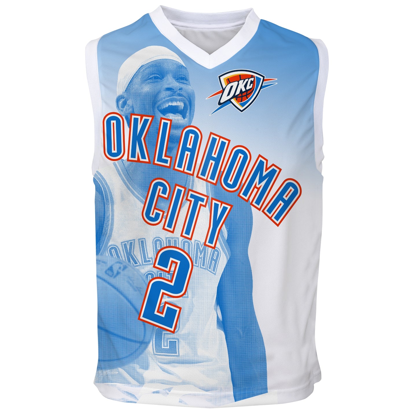 Youth Oklahoma City Thunder Shai Gilgeous-Alexander Outerstuff Blue Hometown Fashion Jersey