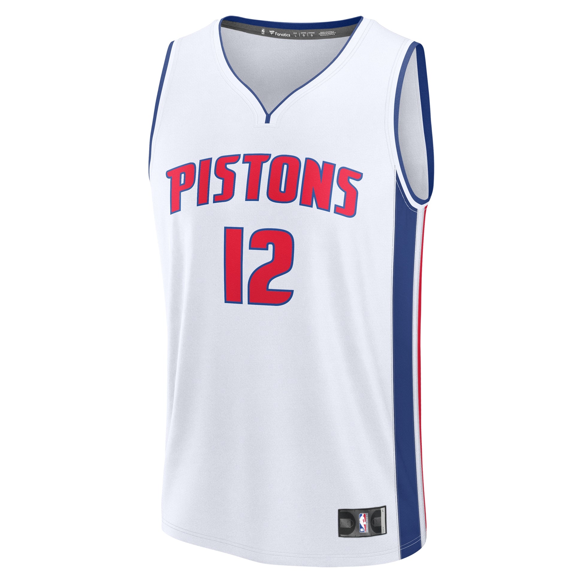 Men's Detroit Pistons Tobias Harris Fanatics White Fast Break Replica Player Jersey - Association Edition