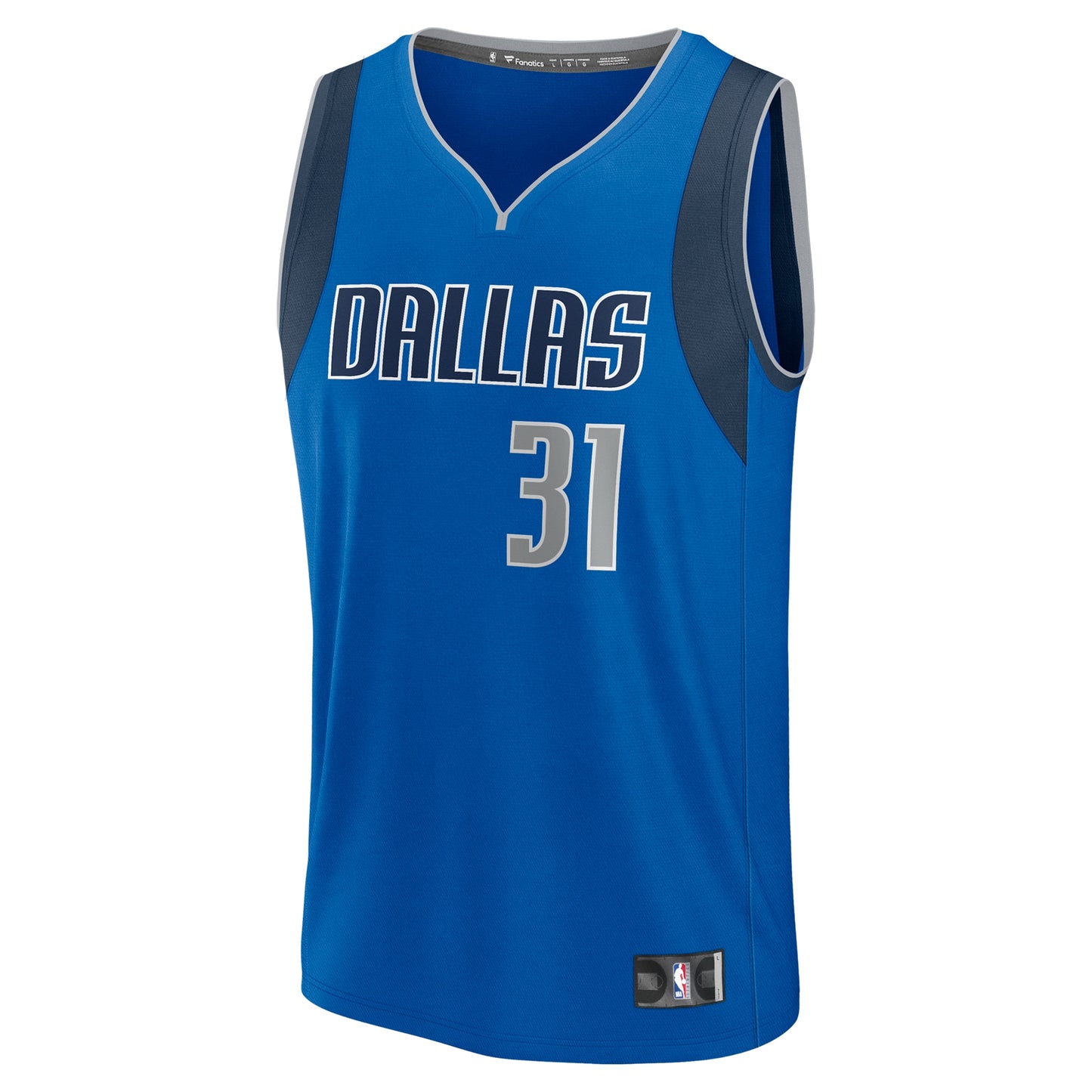 Men's Dallas Mavericks Klay Thompson Fanatics Blue Fast Break Replica Player Jersey - Icon Edition