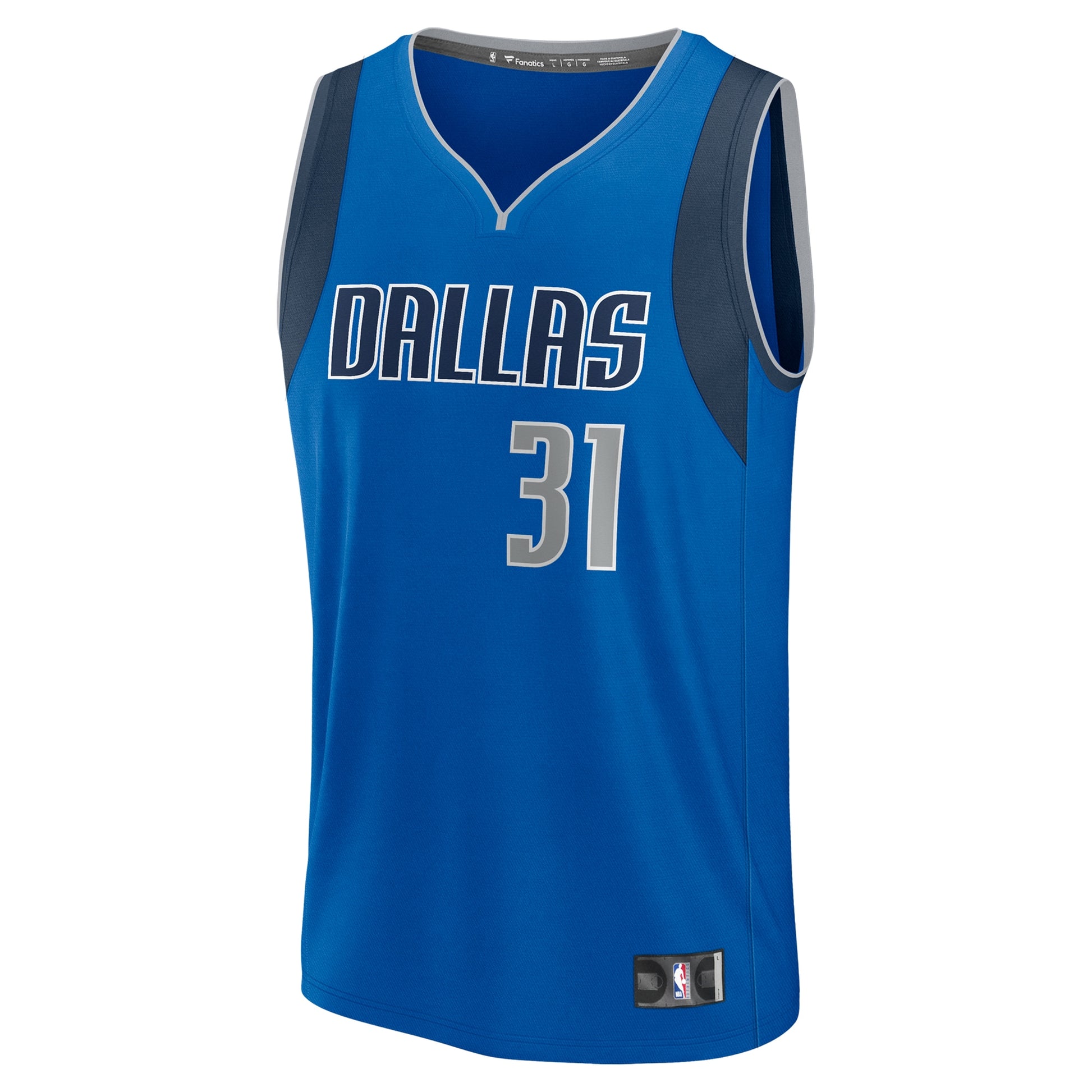Men's Dallas Mavericks Klay Thompson Fanatics Blue Fast Break Replica Player Jersey - Icon Edition