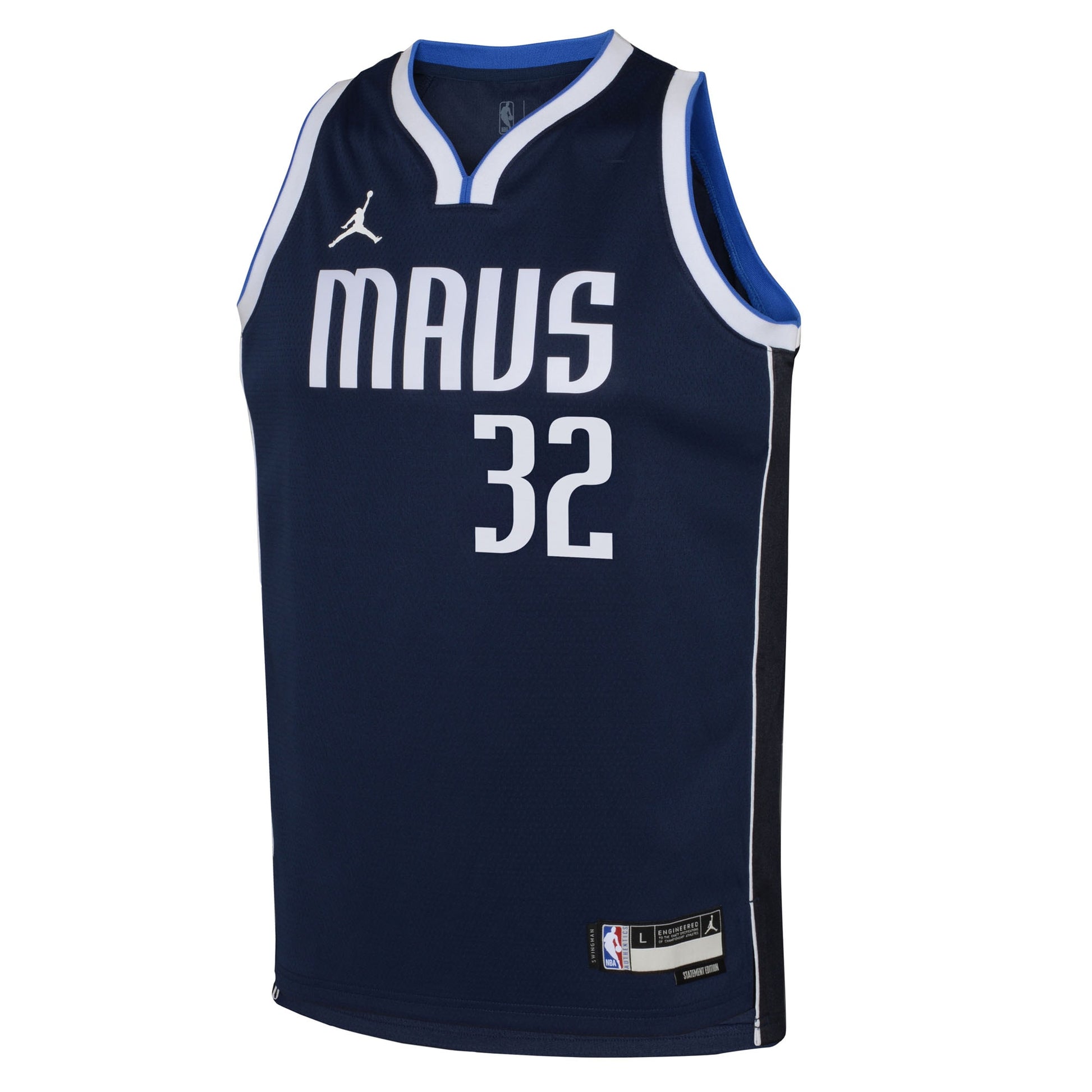 Youth Dallas Mavericks Cooper Flagg Jordan Brand Navy Swingman Jersey - Statement Edition