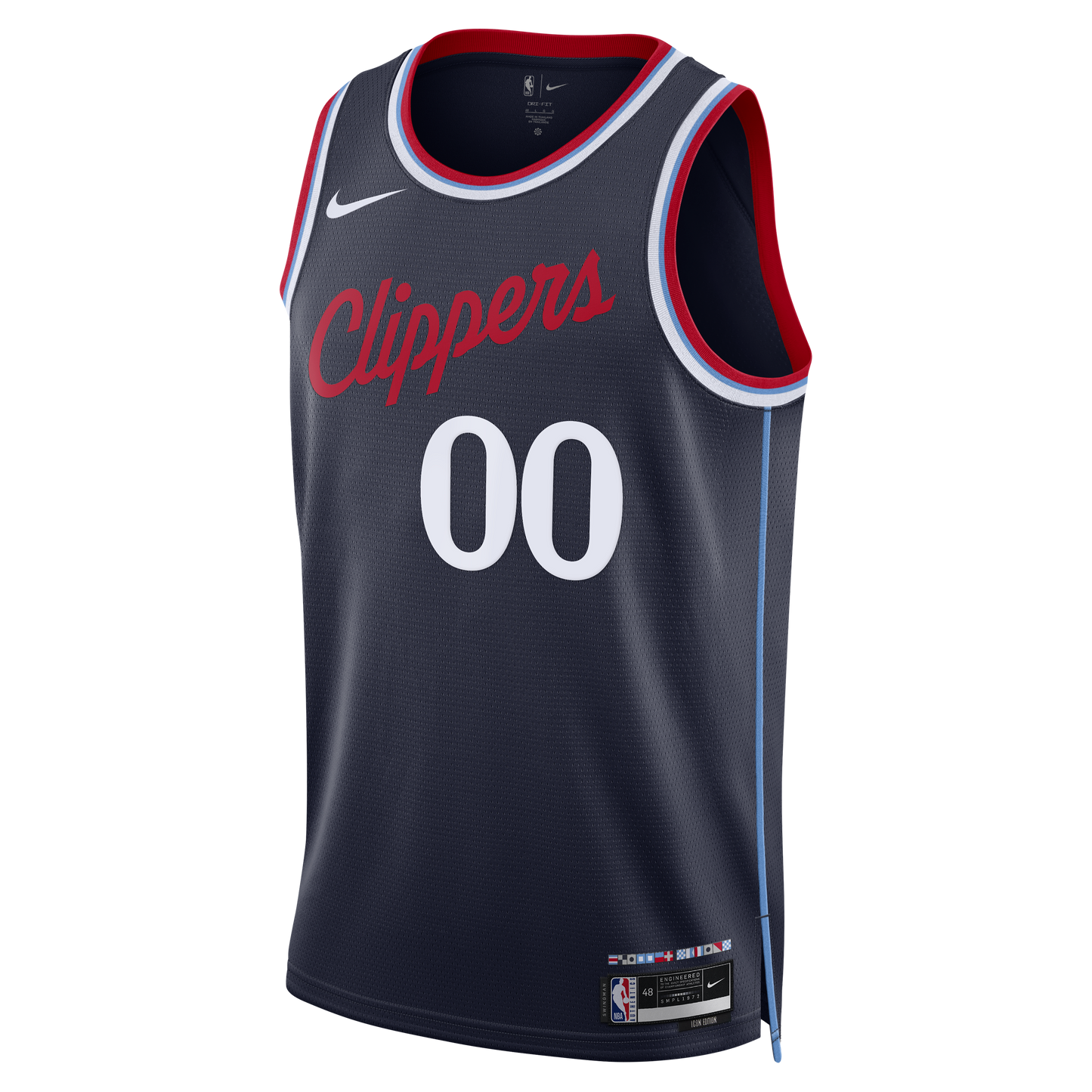 Unisex LA Clippers Nike Navy Swingman Custom Jersey - Icon Edition