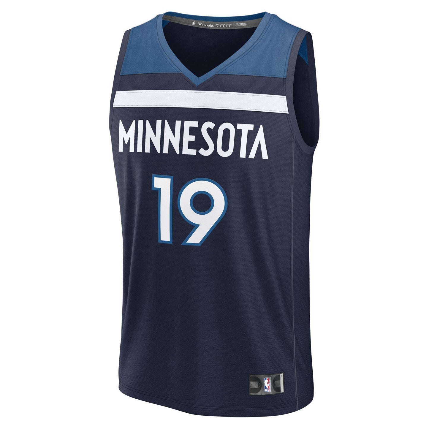 Youth Minnesota Timberwolves Joan Beringer Fanatics Navy 2025 NBA Draft First Round Pick Fast Break Replica Jersey - Icon Edition