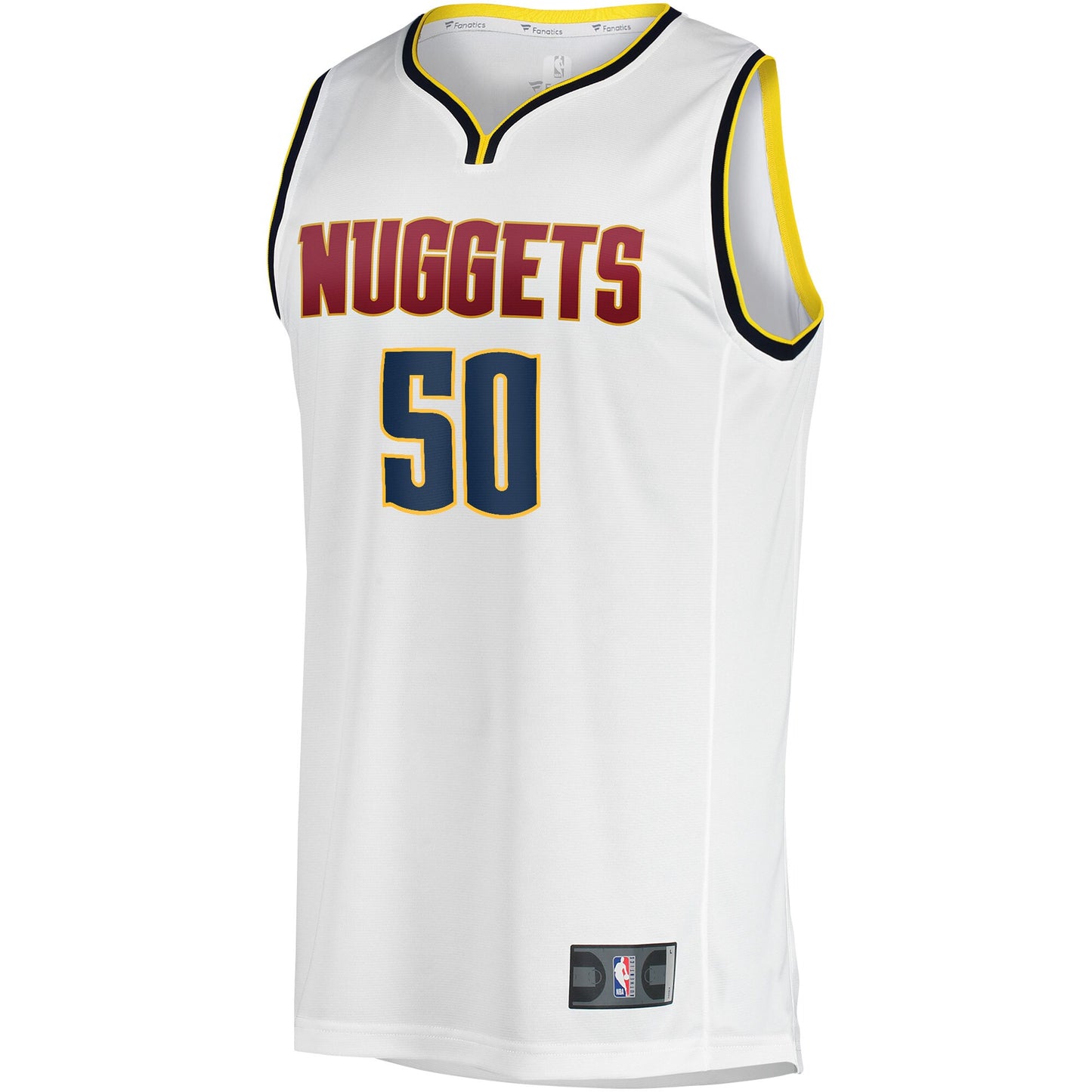 Men's Denver Nuggets Aaron Gordon Fanatics White Fast Break Player Jersey - Association Edition