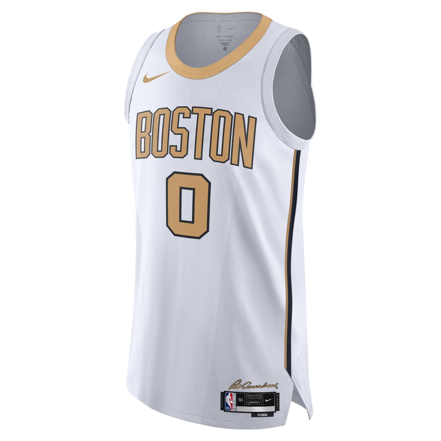 Unisex Boston Celtics Jayson Tatum Nike White 2025/26 Authentic Jersey - City Edition