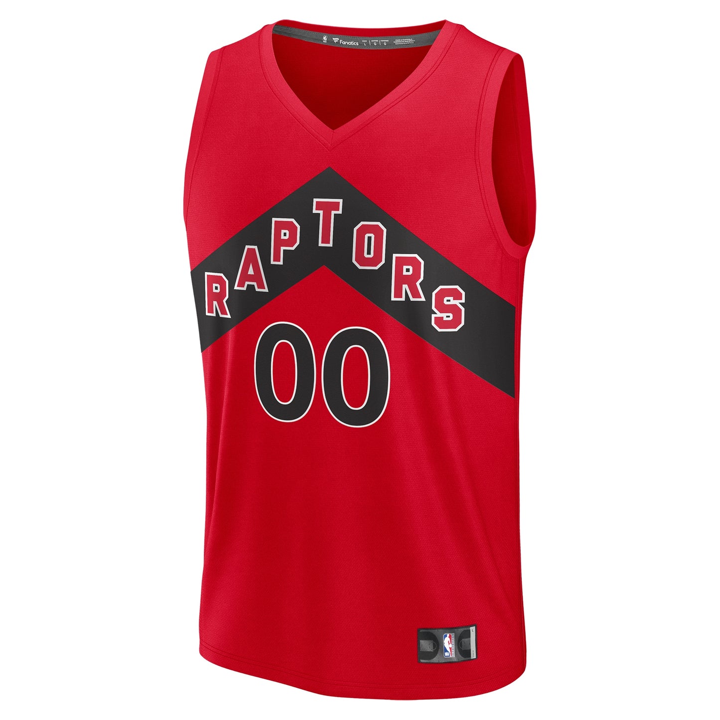 Men's Toronto Raptors Fanatics Red Fast Break Custom Jersey - Icon Edition