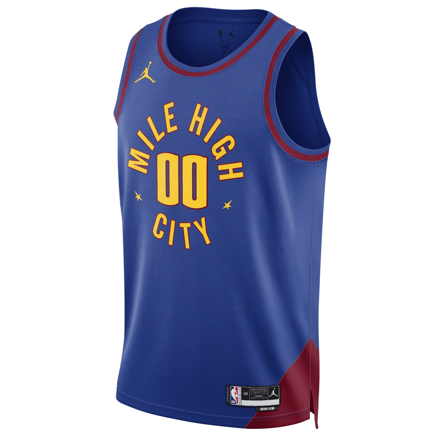 Unisex Denver Nuggets Jordan Brand Blue 2022/23 Swingman Custom Jersey - Statement Edition