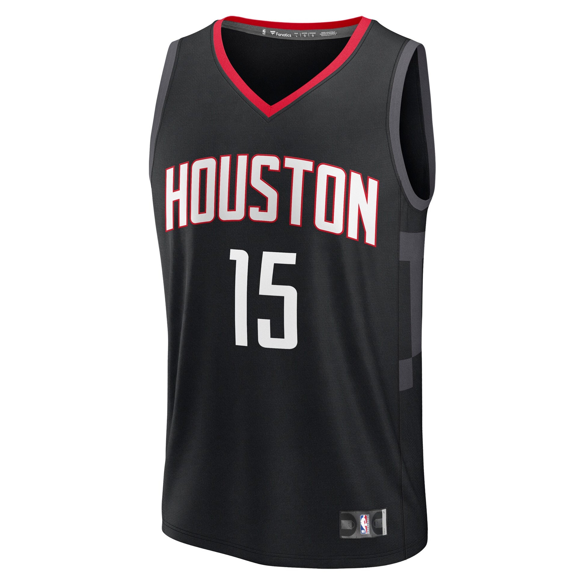 Men's Houston Rockets Reed Sheppard Fanatics Black Fast Break Replica Player Jersey - Statement Edition
