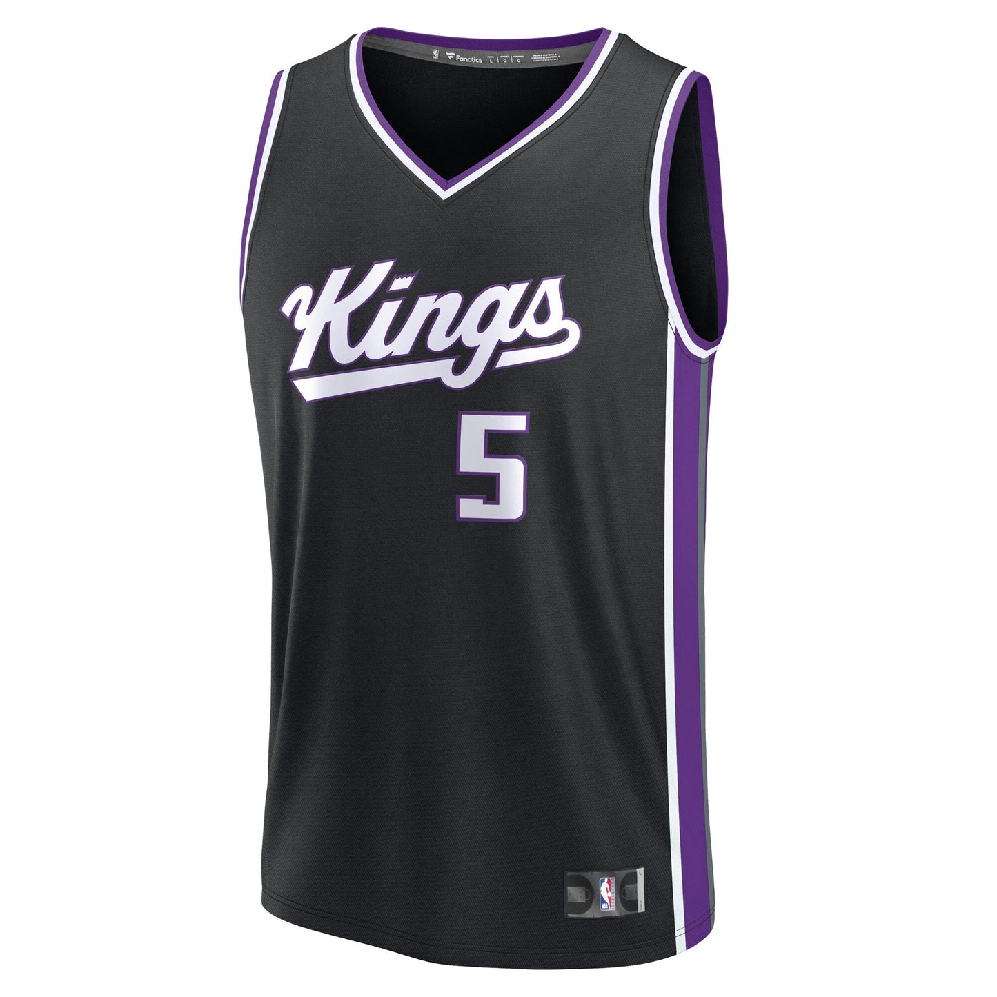 Men's Sacramento Kings Darius Acuff Jr. Fanatics Black 2026 NBA Draft First Round Pick Fast Break Jersey - Icon Edition