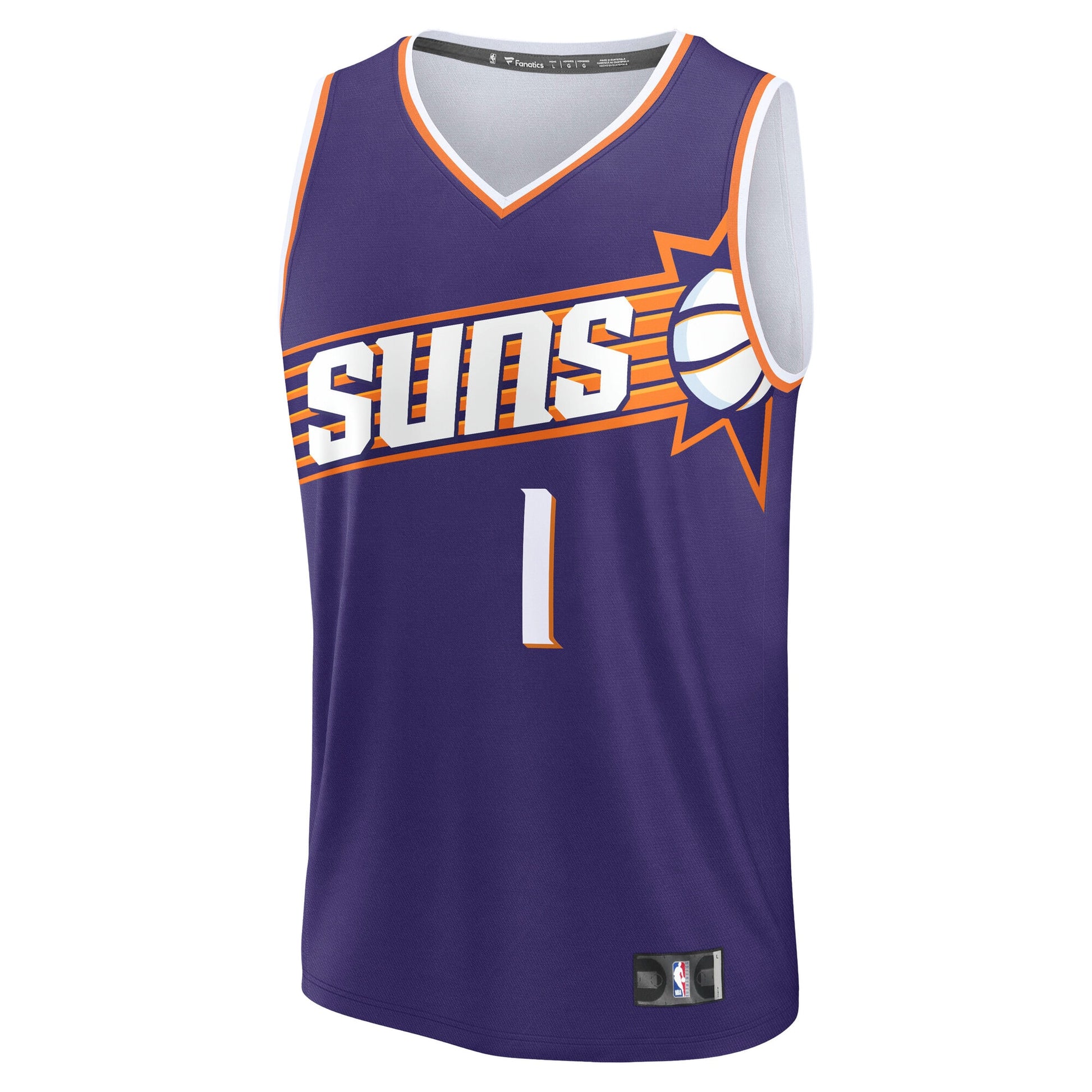 Youth Phoenix Suns Devin Booker Fanatics Purple Fast Break Player Jersey - Icon Edition