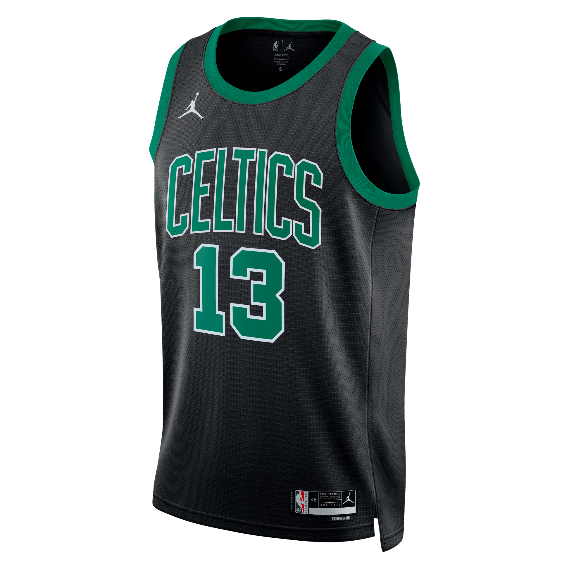 Unisex Boston Celtics Paul George Jordan Brand Black Swingman Jersey - Statement Edition