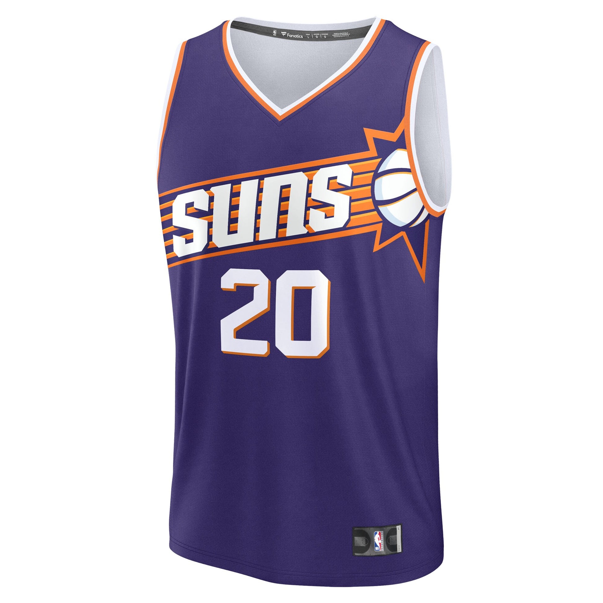 Youth Phoenix Suns Rasheer Fleming Fanatics Purple Fast Break Replica Jersey - Icon Edition