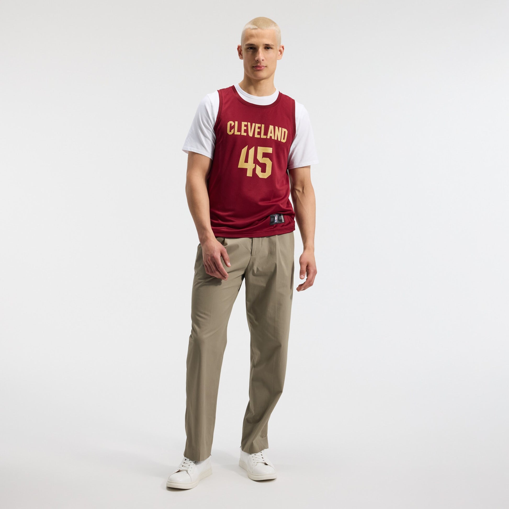 Men's Cleveland Cavaliers Donovan Mitchell Fanatics Wine Fast Break Replica Jersey - Icon Edition