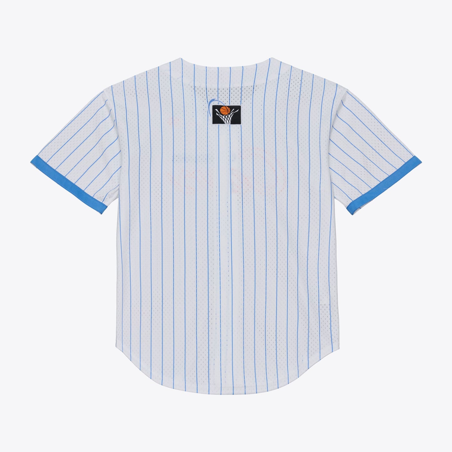 Men's Cleveland Cavaliers Mitchell & Ness White Head Coach Pinstripe Mesh Full-Button Baseball Jersey
