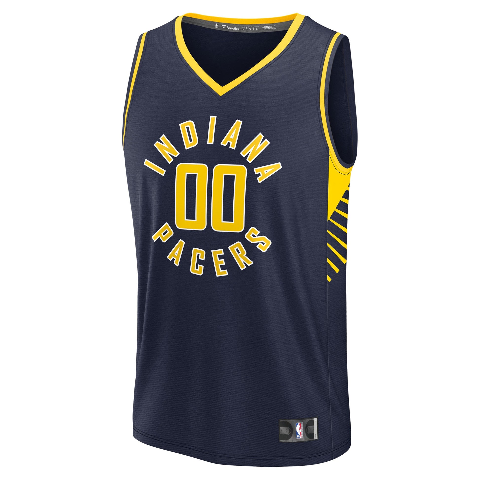 Men's Indiana Pacers Fanatics Navy Fast Break Custom Jersey - Icon Edition
